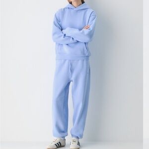 Aritzia Cozy Sweatfleece Mega Jogger Dayflower Blue Size XS